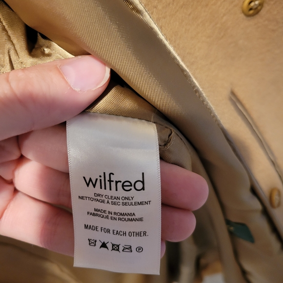 Aritzia Wilfred Cocoon Wool-Cashmere Coat In Camel - Picture 12 of 14